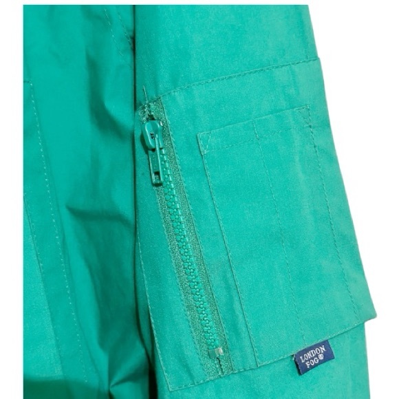 London Fog Vintage Men’s Green and Navy Weatherproof Jacket - Size XL - Picture 2 of 6